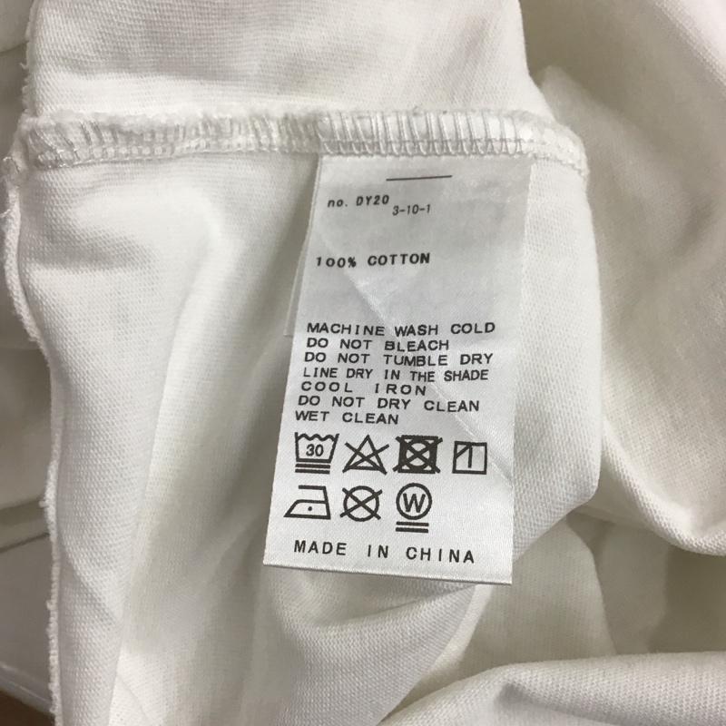 スローブイエナ SLOBE IENA Tシャツ 半袖 23-070-912-0350-2-0 クルーネック ロゴ、文字 白 / ホワイト / レディース USED 古着 中古 10115086
