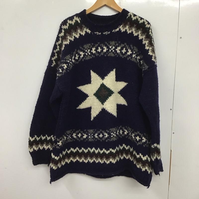 古着 USED ニット、セーター 長袖 長袖 プリント マルチカラー / マルチカラー / メンズ USED 古着 中古 10135777