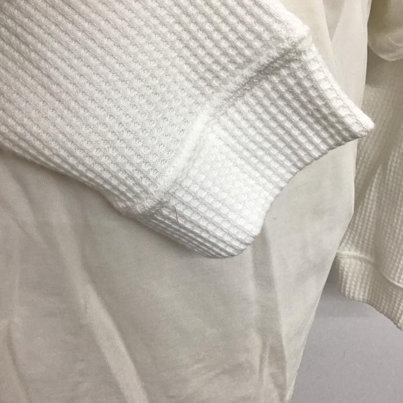 インヘリット INHERIT カットソー 長袖 長袖 L 無地 白 / ホワイト /  メンズ USED 古着 中古 10112699