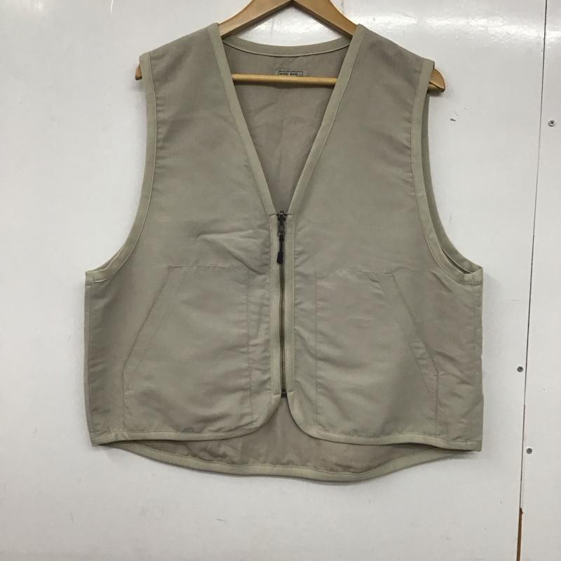 ニコアンド niko and... ベスト ベスト NKM31709FL 前開き L 無地 ベージュ / ベージュ / レディース USED 古着 中古 10138918