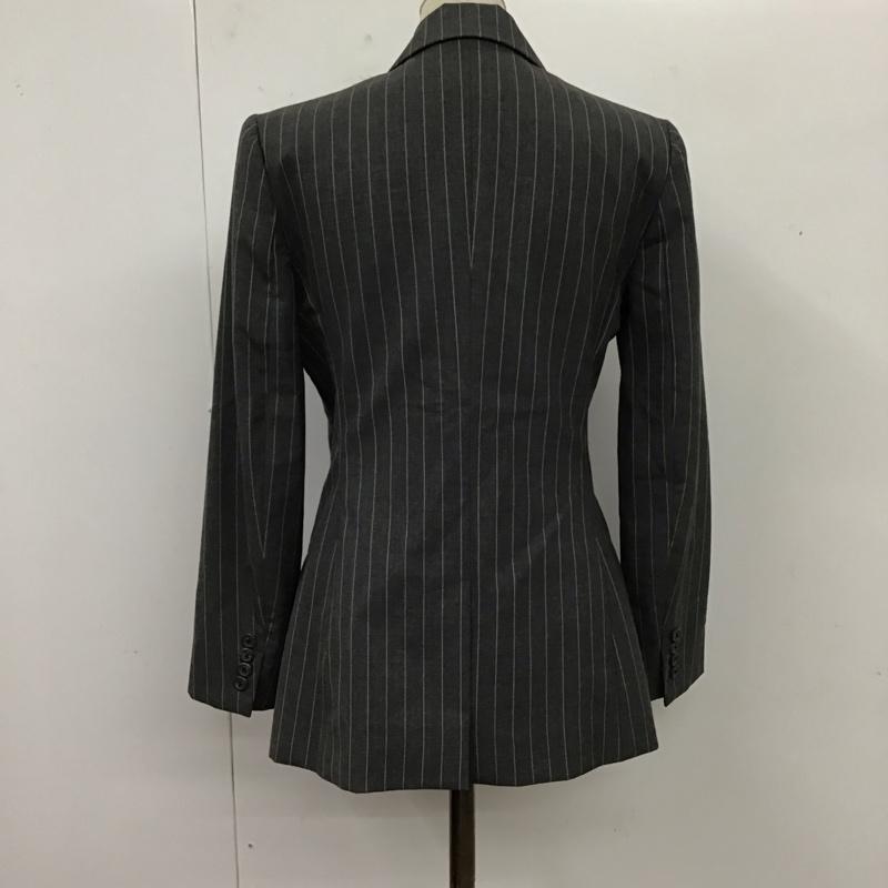 ラルフローレン RALPHLAUREN ジャケット、上着 ジャケット、ブレザー WMBLTALS6K00078 テーラード S ストライプ 灰 / グレー / レディース USED 古着 中古 10119386