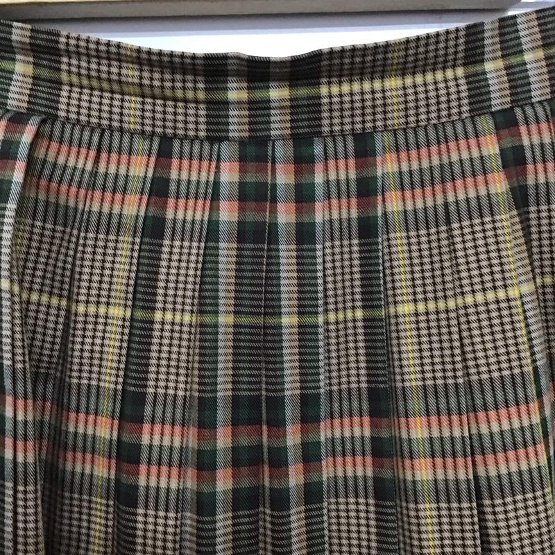 マッキントッシュフィロソフィー MACKINTOSH PHILOSOPH スカート ロングスカート H9S68-241-58 プリーツスカート 1 チェック マルチカラー / マルチカラー / レディース USED 古着 中古 10138567
