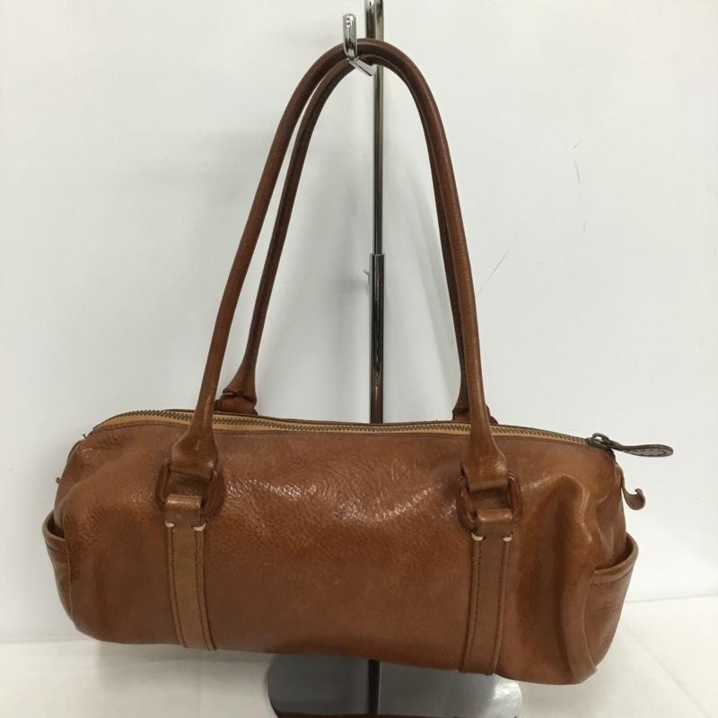ゲンテン genten ハンドバッグ ハンドバッグ レザー 無地 茶 / ブラウン / レディース USED 古着 中古 10129110