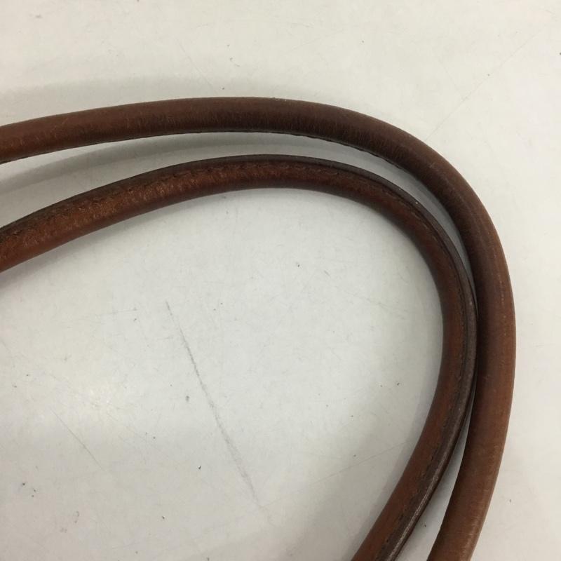 ゲンテン genten ハンドバッグ ハンドバッグ レザー 無地 茶 / ブラウン / レディース USED 古着 中古 10129110