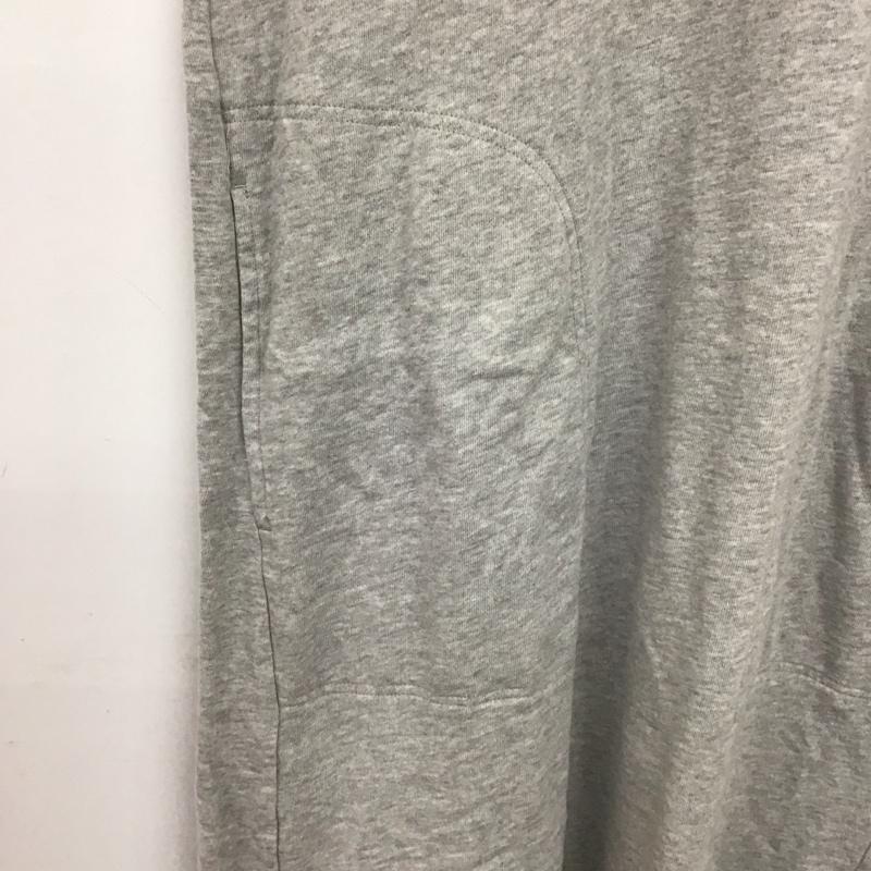 チャムス CHUMS ワンピース ロングスカート ch18-1132 半袖ワンピース スウェットワンピース クルーネック L ロゴ、文字 灰 / グレー / レディース USED 古着 中古 10138366