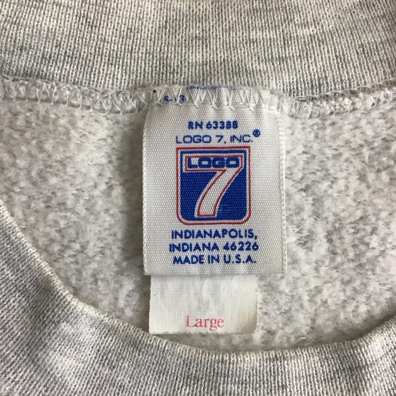 古着 USED トレーナー 長袖 長袖トレーナー スウェット 長袖カットソー プリントスウェット L ロゴ、文字 灰 / グレー / メンズ USED 古着 中古 10107230