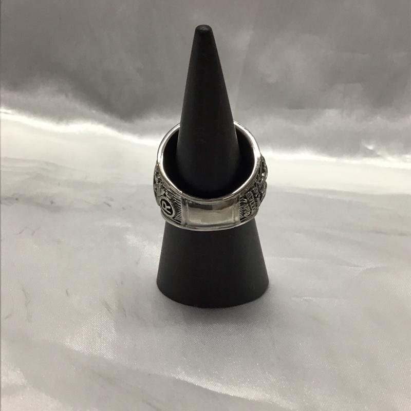 アベイシングエイプ A BATHING APE アクセサリー 指輪 BAPE COLLEGE RING APE HEAD 22号 銀 / シルバー / メンズ USED 古着 中古 10116985