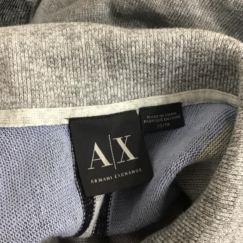 アルマーニエクスチェンジ ARMANI EXCHANGE カットソー 半袖 半袖カットソー カラーシャツ ポロシャツ XS 無地 灰 / グレー / レディース USED 古着 中古 10125265