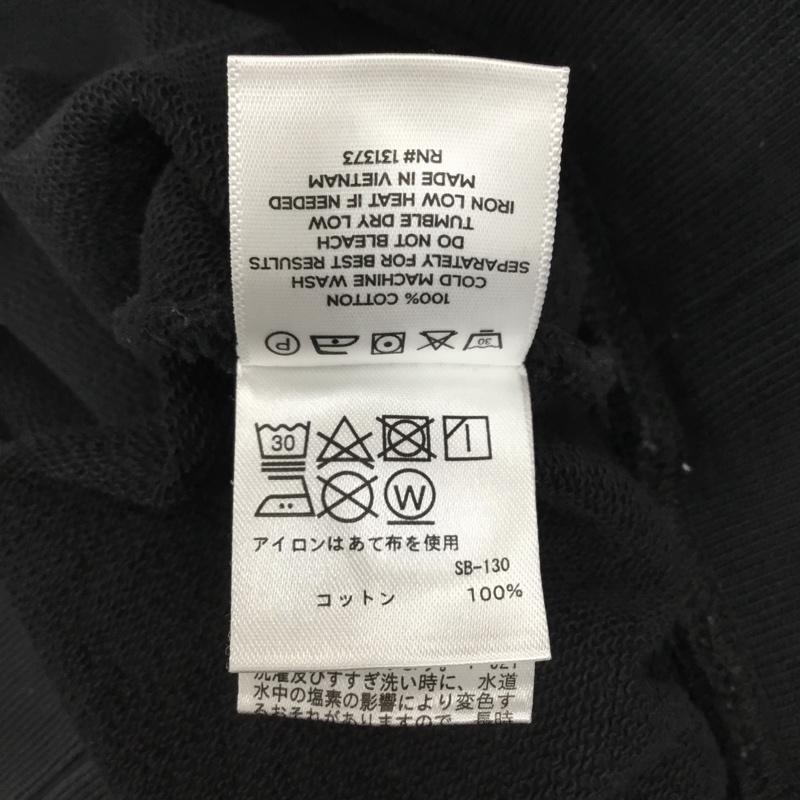 サタデーズ ニューヨークシティ Saturdays NYC トレーナー 長袖 長袖トレーナー スウェット クルーネック リブスウェットカットソー S ロゴ、文字 黒 / ブラック / メンズ USED 古着 中古 10121917