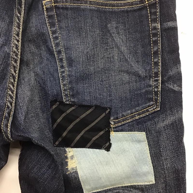 アーバンリサーチ URBAN RESEARCH パンツ デニム、ジーンズ デニムパンツ スリムパンツ カジュアルパンツ ストレッチパンツ 36 ダメージ加工 インディゴ / インディゴ / メンズ USED 古着 中古 10133368