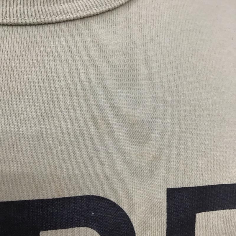 アベイシングエイプ A BATHING APE Tシャツ 半袖 半袖カットソー プリントTシャツ クルーネックカットソー L ロゴ、文字 ベージュ / ベージュ /  メンズ USED 古着 中古 10112708