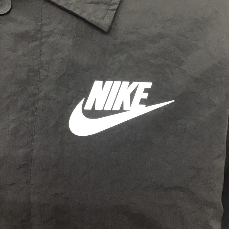 ナイキ NIKE ジャケット、上着 ジャケット、ブレザー 861753-010 カラージャケット ナイロンジャケット スポーツウェア M ロゴ、文字 黒 / ブラック / メンズ USED 古着 中古 10110929