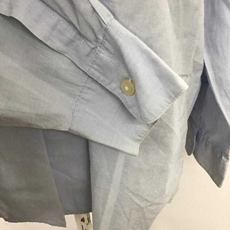 ジュニアゴルチェ JUNIORGAULTIER シャツ、ブラウス 長袖 長袖シャツ リボンシャツ ポケットシャツ 長袖カットソー 40 無地 水色 / ライトブルー / レディース USED 古着 中古 10109555