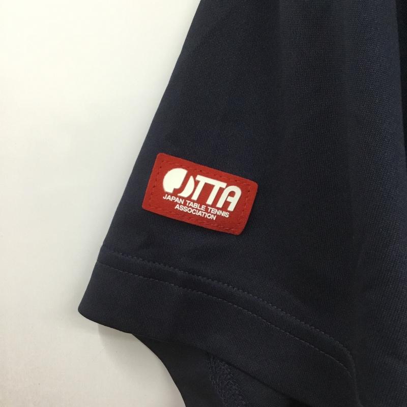 アンドロ andro Tシャツ 半袖 卓球ウェア スポーツウェア タグ付き M ロゴ、文字 紺 / ネイビー / X 桃 / ピンク / レディース USED 古着 中古 10135668