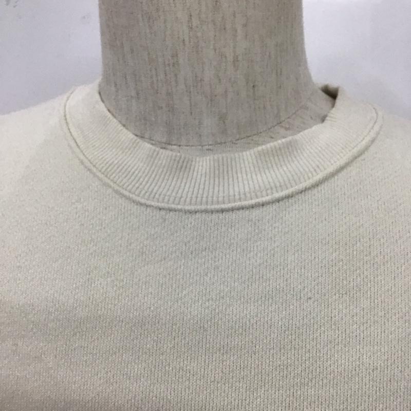 フリークスストア FREAK S STORE トレーナー 長袖 203-1224 HEAVY SWEAT 裏起毛 スウェット M 無地 アイボリー / アイボリー / メンズ USED 古着 中古 10106909