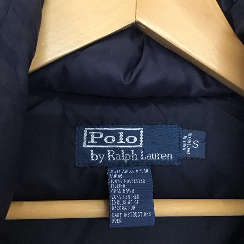 ポロバイラルフローレン Polo by RALPH LAUREN ベスト ベスト ベスト ノースリーブカットソー 前ボタン ダウンベスト S ロゴ、文字 紺 / ネイビー / メンズ USED 古着 中古 10135480