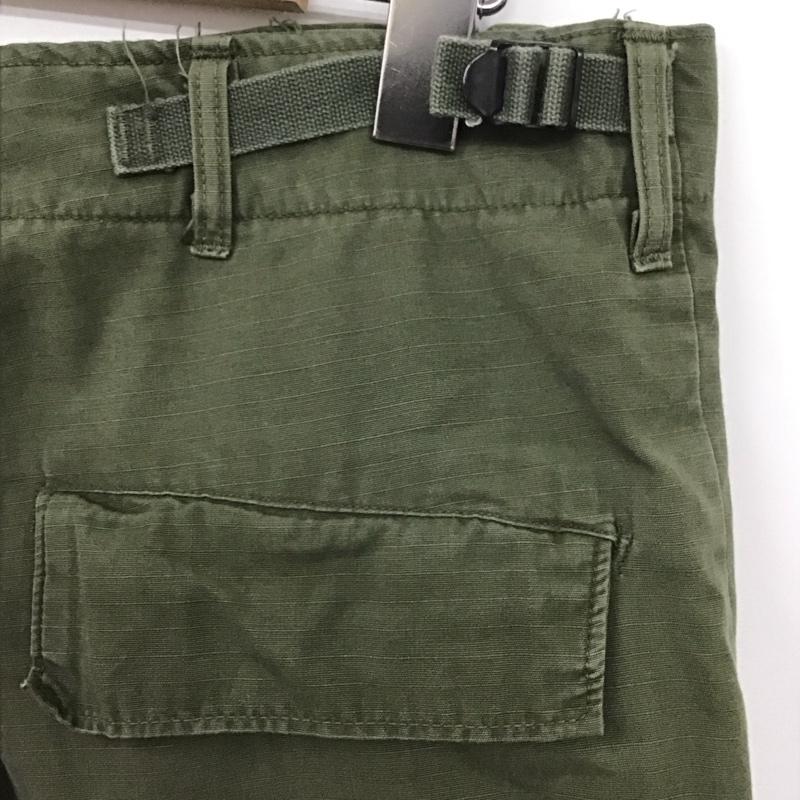 ミリタリー ミリタリー パンツ ワークパンツ、ペインターパンツ ミリタリーパンツ ワイドパンツ 68年 アメリカ軍 フアティーグパンツ 27インチ 無地 カーキ / カーキ / メンズ USED 古着 中古 10132402