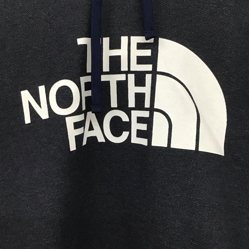 ザノースフェイス THE NORTH FACE パーカー 長袖 NT61696 COLOR HEATHERED SWEAT HOODIE XL ロゴ、文字 X プリント 紺 / ネイビー /  メンズ USED 古着 中古 10131926