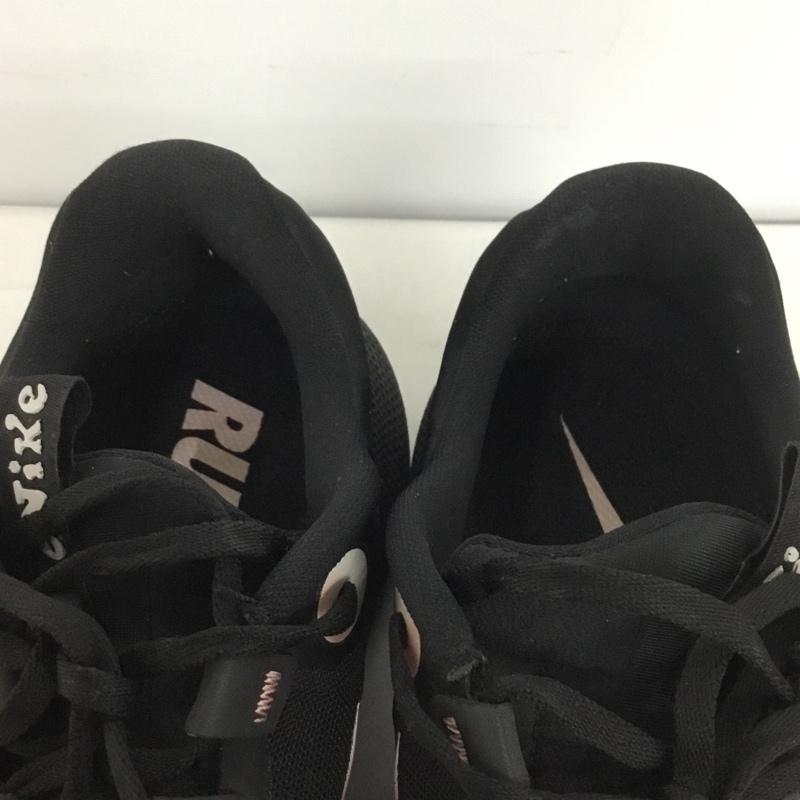 ナイキ NIKE スニーカー スニーカー DM6190-010 REACT ESCAPE RN 24.5cm 24.5cm ロゴ、文字 黒 / ブラック / X 桃 / ピンク / レディース USED 古着 中古 10136925