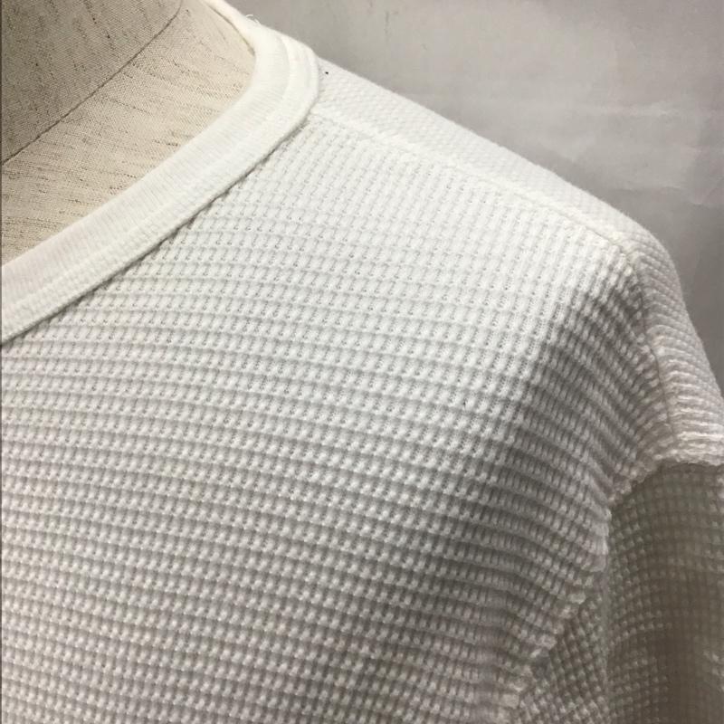 ポロラルフローレン POLO RALPH LAUREN カットソー 半袖 半袖カットソー ワッフル地 クルーネックカットソー 無地 XS 無地 白 / ホワイト /  メンズ USED 古着 中古 10111019