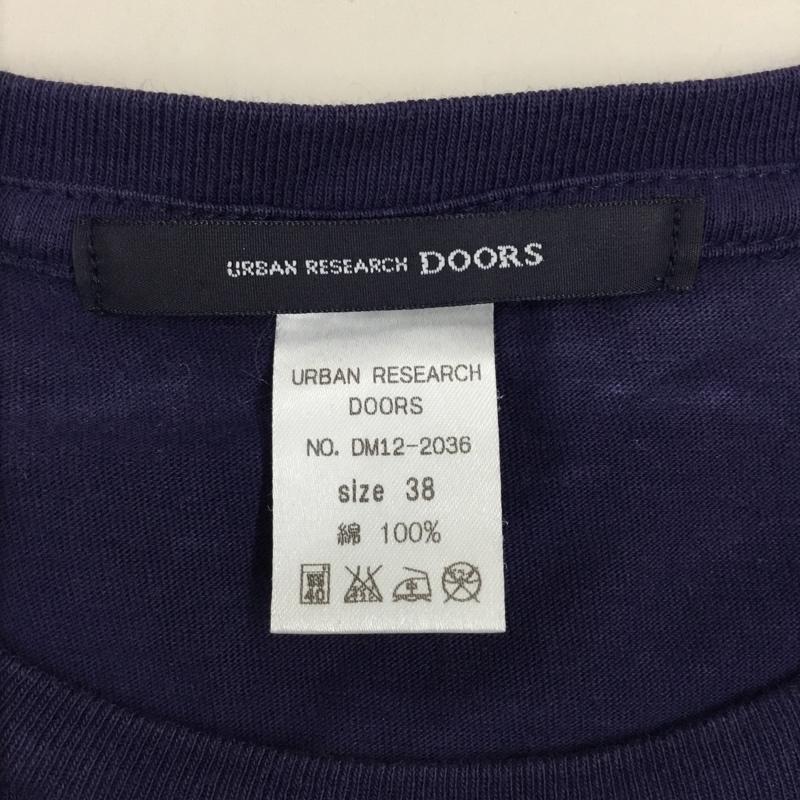 アーバンリサーチドアーズ URBAN RESEARCH DOORS Tシャツ 半袖 半袖カットソー プリントTシャツ クルーネックカットソー 38 プリント 紺 / ネイビー /  メンズ USED 古着 中古 10114609