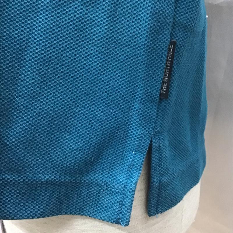 ザノースフェイス THE NORTH FACE Tシャツ 半袖 nt11955 CasualS/SCrew 半袖カットソー クルーネックカットソー XL ロゴ、文字 青 / ブルー /  メンズ USED 古着 中古 10111795