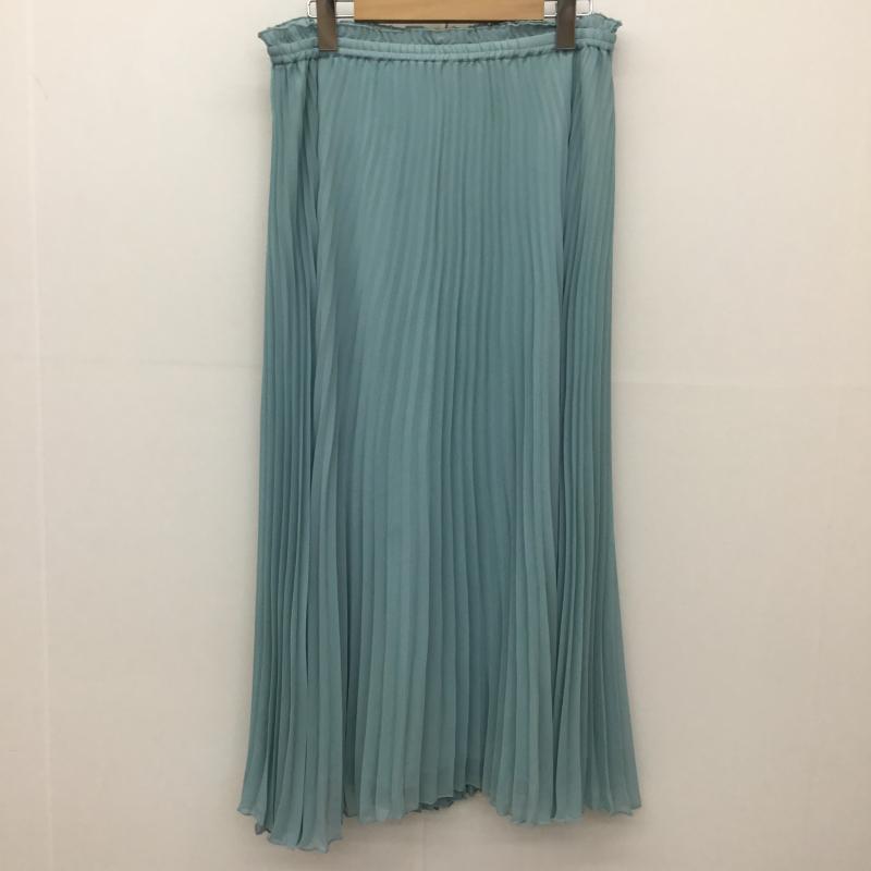 アースミュージックアンドエコロジー earth music&ecology スカート ロングスカート FREE 無地 水色 / ライトブルー / レディース USED 古着 中古 10134754