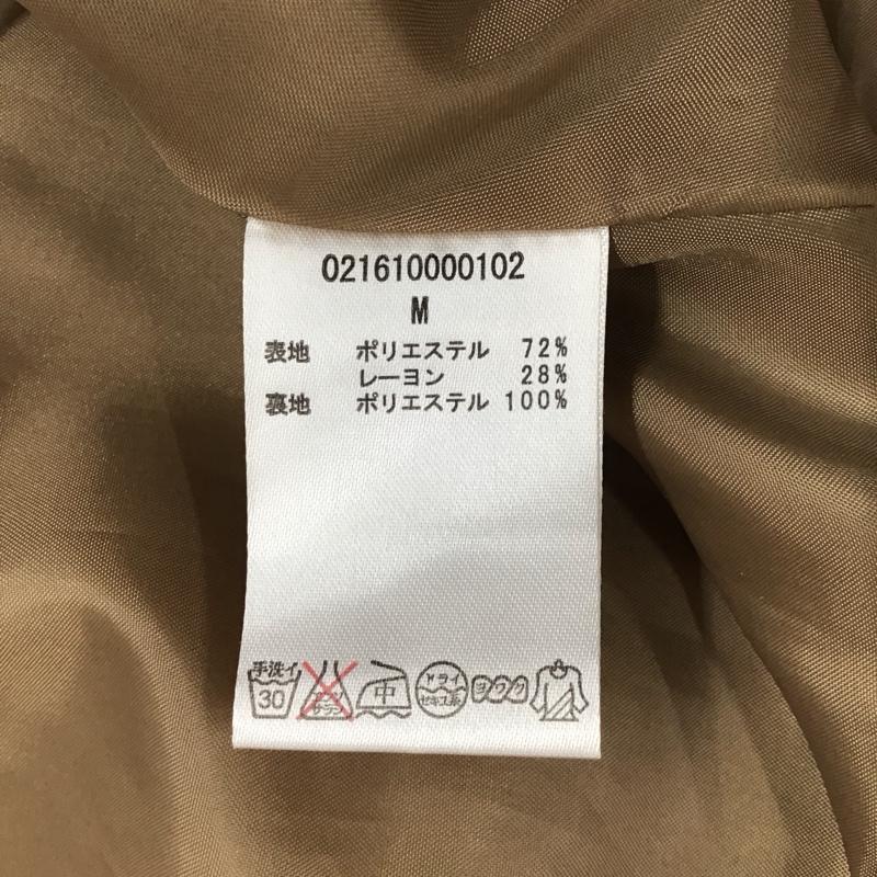 ダズリン dazzlin コート トレンチコート 021610000102 Aラインコート M 無地 茶 / ブラウン / レディース USED 古着 中古 10123425