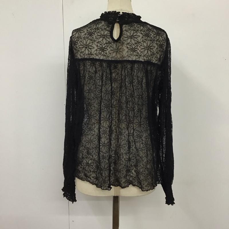 ダズリン dazzlin カットソー 長袖 FREE 無地 黒 / ブラック / レディース USED 古着 中古 10121478