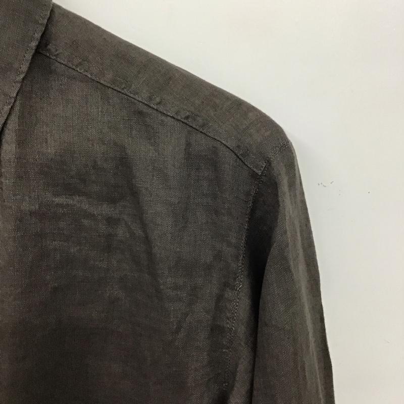 ユナイテッドアローズグリーンレーベルリラクシング UNITED ARROWS green label relaxing シャツ、ブラウス 長袖 無地 茶 / ブラウン / レディース USED 古着 中古 10137293