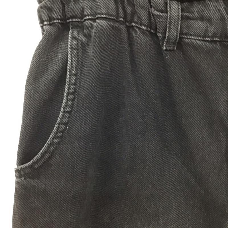 ザラ ZARA パンツ デニム、ジーンズ 42 無地 黒 / ブラック / レディース USED 古着 中古 10129450