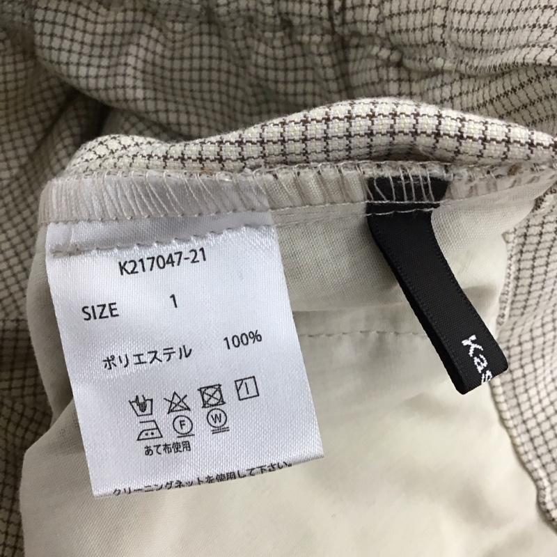 カスタネ Kastane パンツ スラックス 1 チェック マルチカラー / マルチカラー / レディース USED 古着 中古 10136944