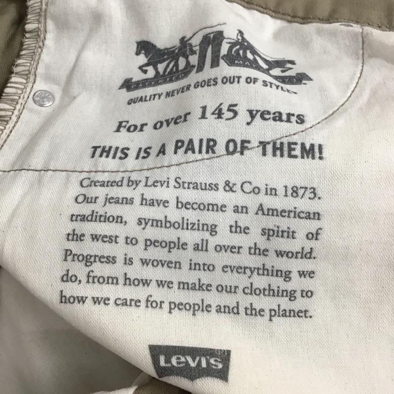 リーバイストラウスアンドコー Levi Strauss & co. パンツ デニム、ジーンズ デニムパンツ ワイドパンツ カジュアルパンツ 36 無地 ベージュ / ベージュ / メンズ USED 古着 中古 10130036