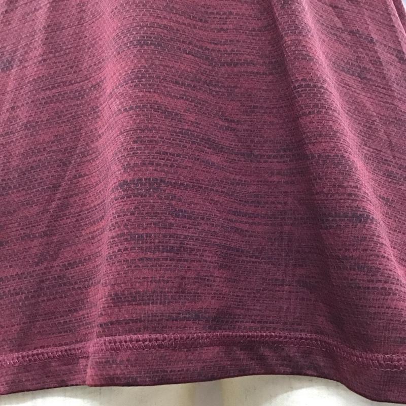 古着 USED Tシャツ 半袖 WIXARC クルーネック スポーツウェア LL ロゴ、文字 えんじ / ワインレッド / X 黒 / ブラック / メンズ USED 古着 中古 10115545