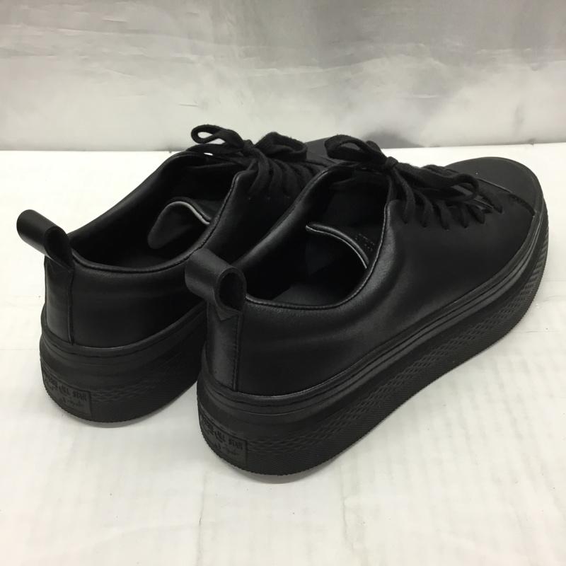 コンバース CONVERSE スニーカー スニーカー 38001351 ALL STAR COUPE BATEAU OX 23.5cm ボリュームソール 23.5cm ロゴ、文字 黒 / ブラック / レディース USED 古着 中古 10119185