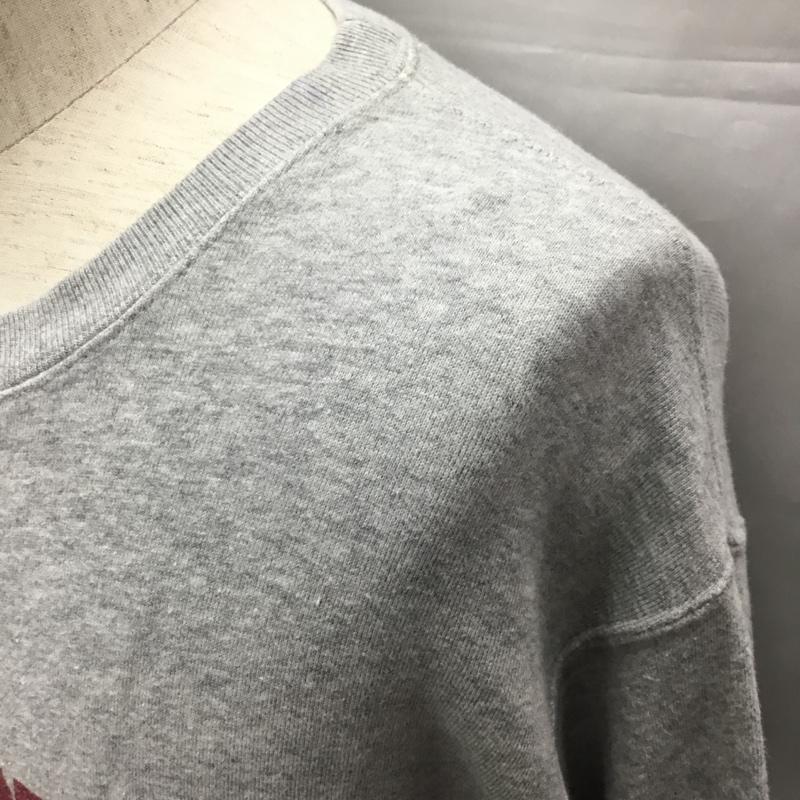 ラッセル RUSSELL トレーナー 長袖 112-01-2270 ビッグシルエット SHIPS別注 スウェット M ロゴ、文字 灰 / グレー / メンズ USED 古着 中古 10109668