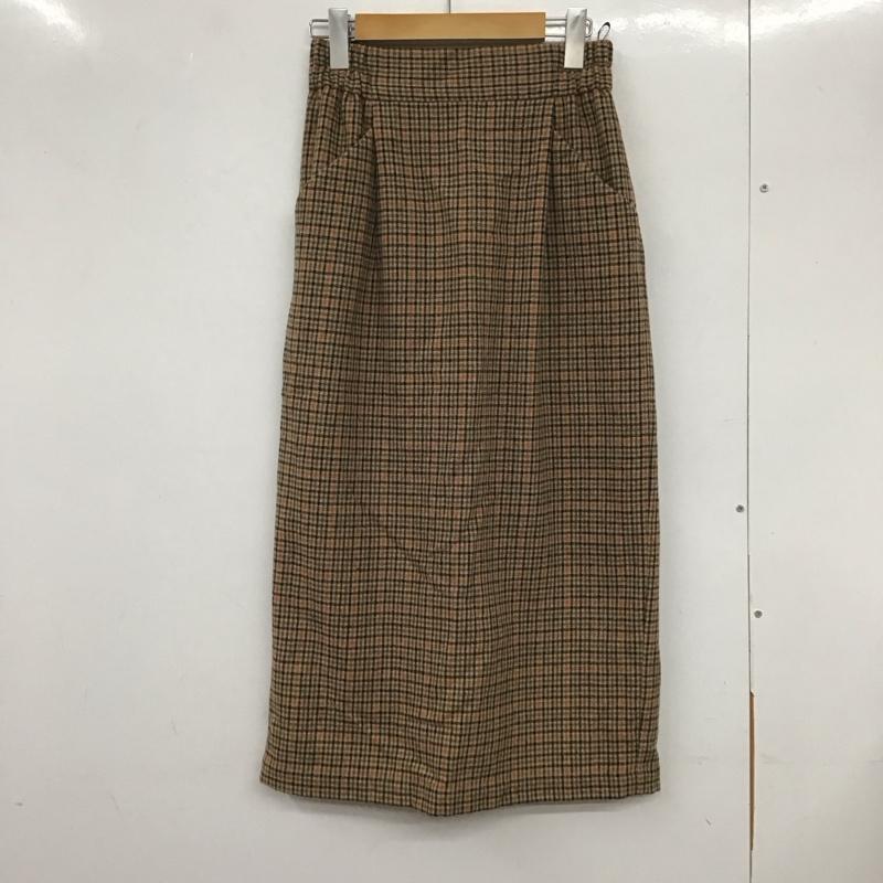 ローリーズファーム LOWRYS FARM スカート ロングスカート M チェック マルチカラー / マルチカラー /  レディース USED 古着 中古 10132258