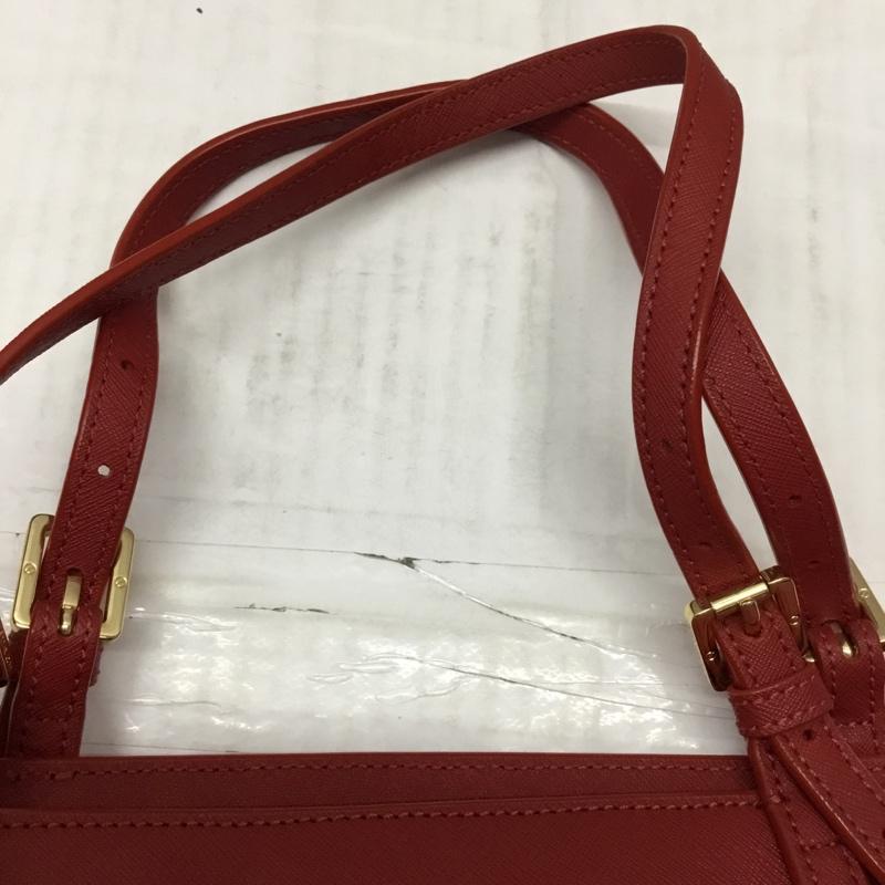 トリーバーチ TORY BURCH トートバッグ トートバッグ ワンポイント 赤 / レッド / レディース USED 古着 中古 10111821