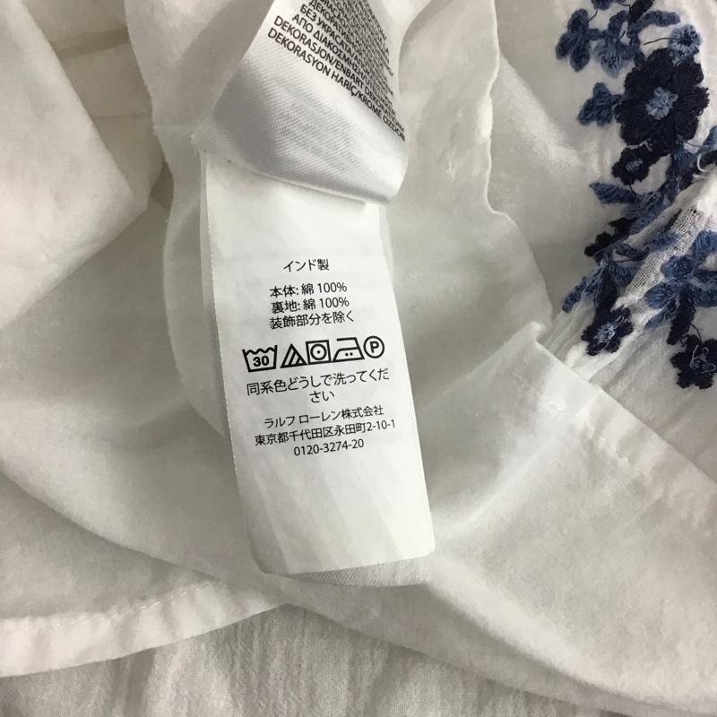 ポロラルフローレン POLO RALPH LAUREN スカート ミニスカート ミニスカート フレアスカート 刺繍 白 / ホワイト / レディース USED 古着 中古 10136113