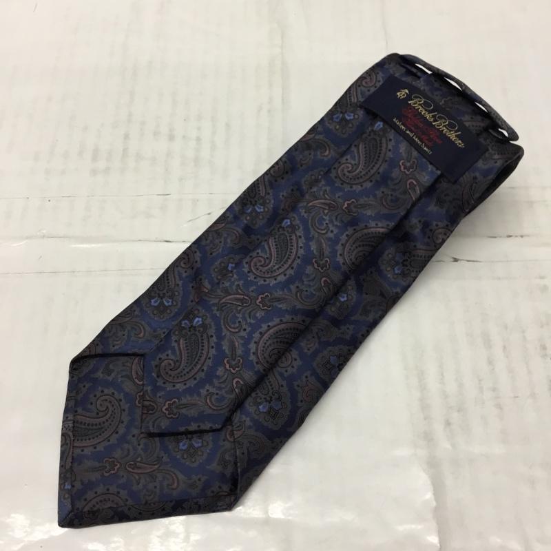 ブルックスブラザーズ BROOKS BROTHERS ネクタイ ネクタイ シルク USA製 ペイズリー 総柄 マルチカラー / マルチカラー / メンズ USED 古着 中古 10113601