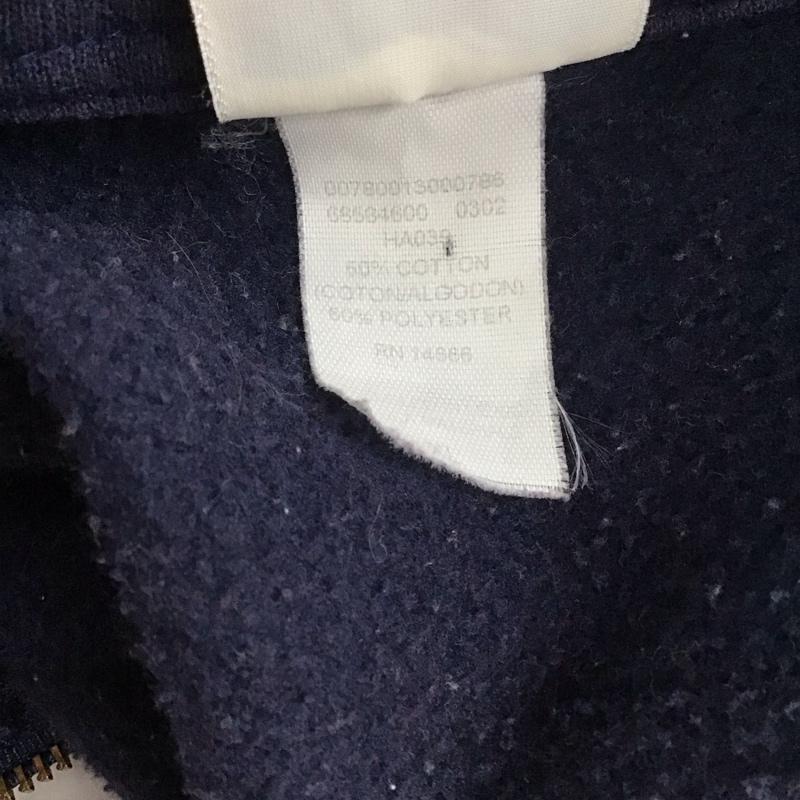 リー Lee トレーナー 長袖 長袖トレーナー スウェット カラーネック リブスウェットカットソー 古着 XL ロゴ、文字 紺 / ネイビー / メンズ USED 古着 中古 10124175