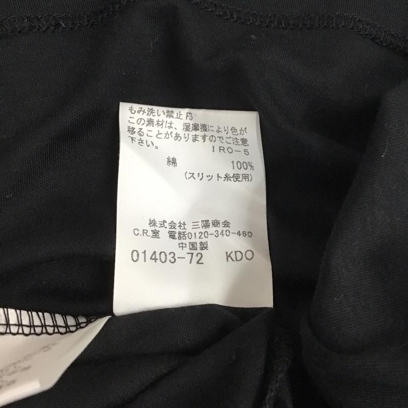 バーバリーロンドン Burberry London Tシャツ 半袖 半袖カットソー プリントTシャツ クルーネックカットソー 2 ロゴ、文字 黒 / ブラック / レディース USED 古着 中古 10112515