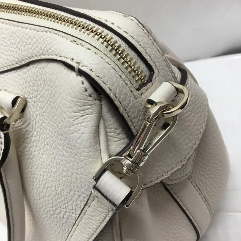 ケイトスペード Kate Spade ハンドバッグ ハンドバッグ ショルダーバッグ 2WAY ロゴ、文字 アイボリー / アイボリー / レディース USED 古着 中古 10119923