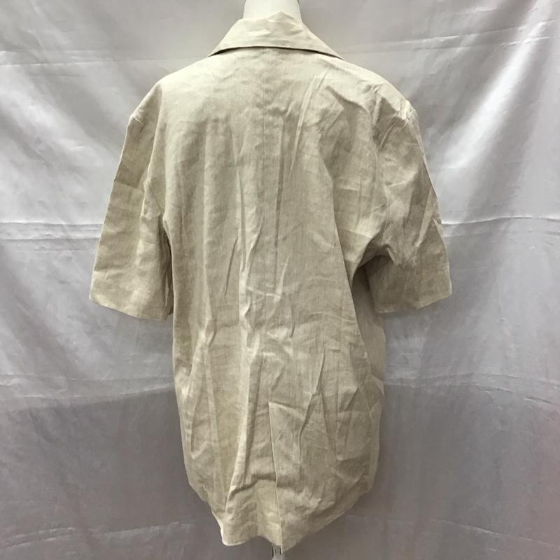 スライ SLY ジャケット、上着 ジャケット、ブレザー 030eSZ30-3450 LINEN SHORT SLEEVE ジャケット FREE 無地 アイボリー / アイボリー / レディース USED 古着 中古 10112527