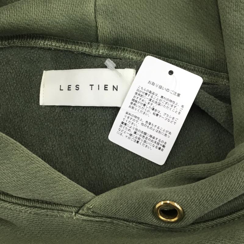 ユーズドクロージング used clothes パーカー 長袖 LES TIEN パーカー L 無地 カーキ / カーキ /  メンズ USED 古着 中古 10124622