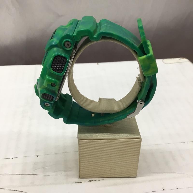 ジーショック G-SHOCK 腕時計 アナログ(クォーツ式) GAX-100MB デジタル マーブル ロゴ、文字 緑 / グリーン / メンズ USED 古着 中古 10113738