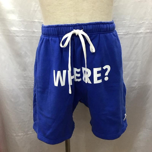 エフアールツー FR2 パンツ ショートパンツ スウェット 短パン L 無地 青 / ブルー /  メンズ USED 古着 中古 10123385