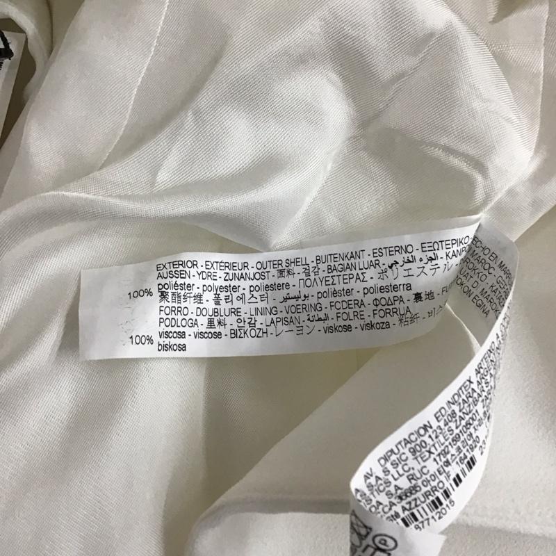 ザラ ZARA ジャケット、上着 ジャケット、ブレザー 2310 187 712 ベルト付きジャケット XS 無地 白 / ホワイト / レディース USED 古着 中古 10118797