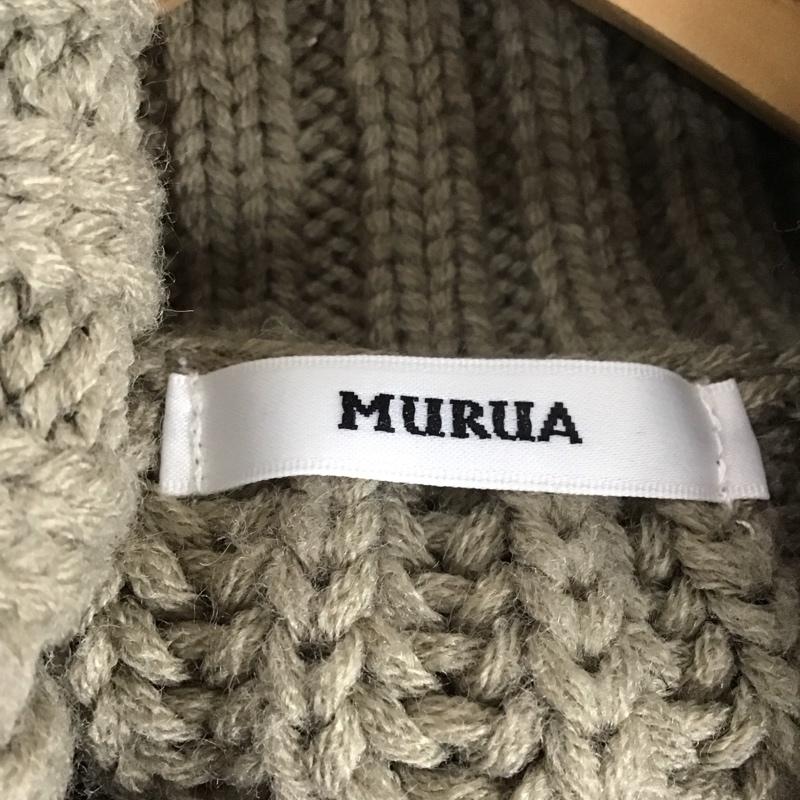 ムルーア MURUA ニット、セーター 長袖 012152601601 フェイクファーパッチニット FREE レディース USED 古着 中古 10130962