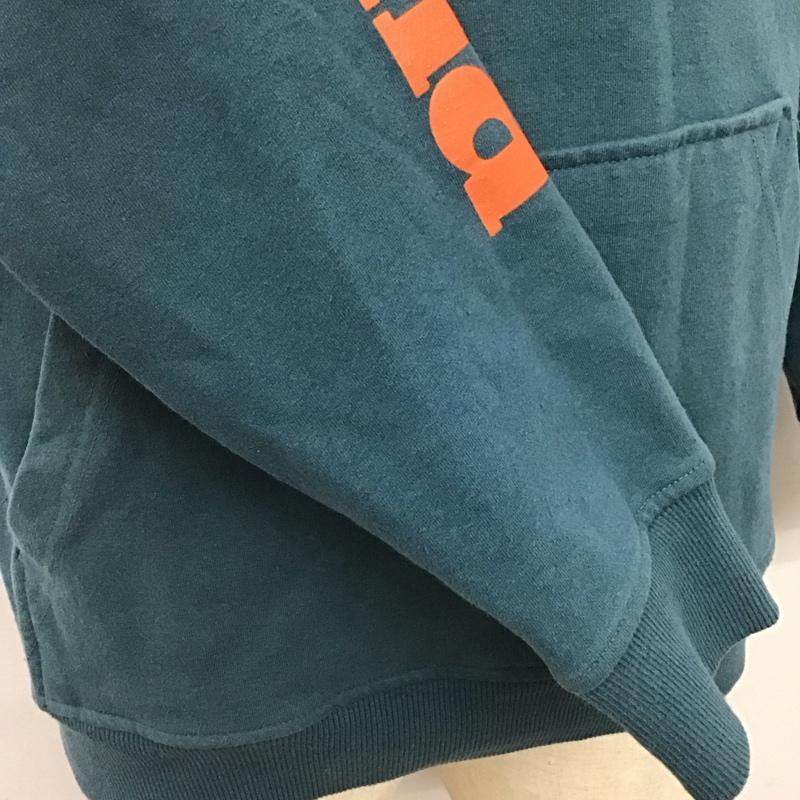 パタゴニア patagonia パーカー 長袖 長袖パーカー フード付きパーカー プリントスウェット トレーナー S ロゴ、文字 青 / ブルー /  メンズ USED 古着 中古 10119523
